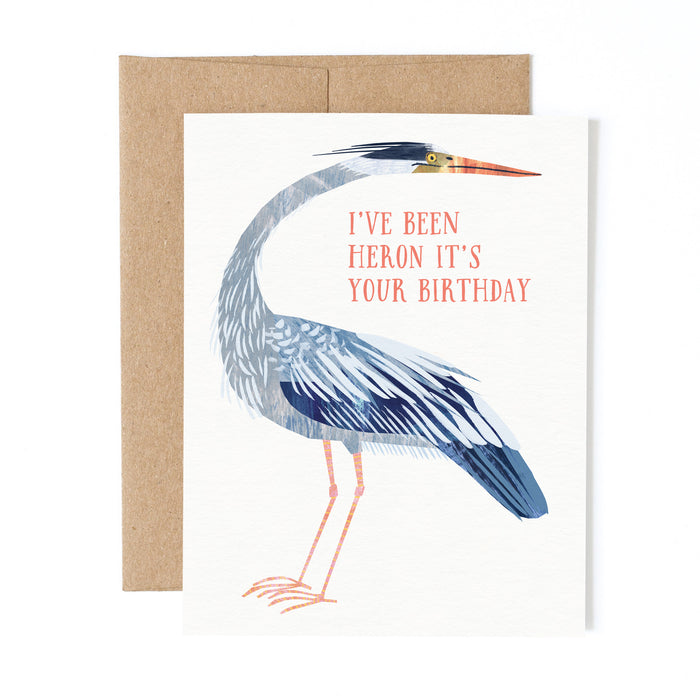 Heron Birthday | Greeting Card